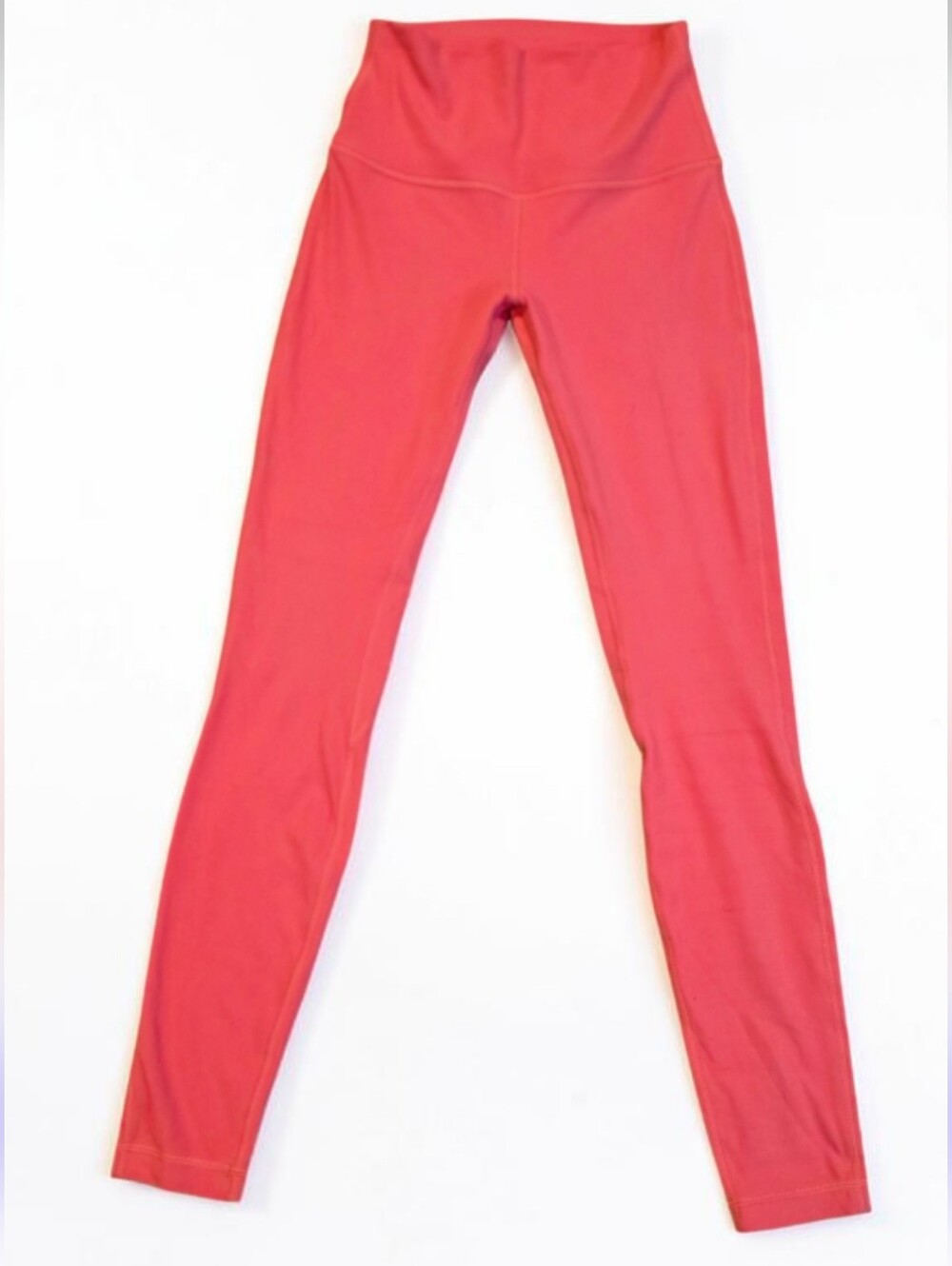Lululemon Women's Align HR Double Lined Coral Pink Leggins 28"! Size 4 - Picture 2 of 4